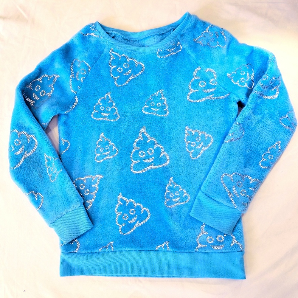 Fuzzy Poop Emoji Sweatshirt